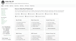 Desktop Screenshot of hide-my-ip.net